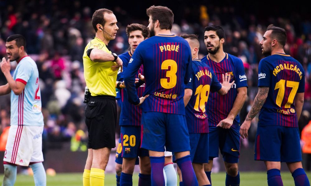 escándalo del FC Barcelona y los arbitros