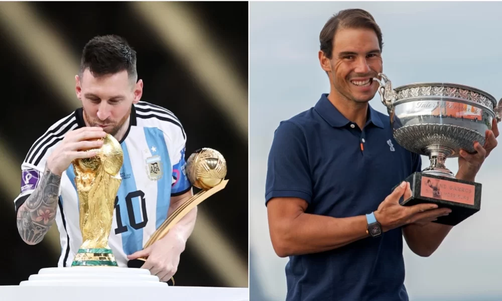 Rafa Nadal y Leo Messi