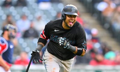 Luis Arráez en marlins