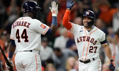 Jose Altuve y la escalera