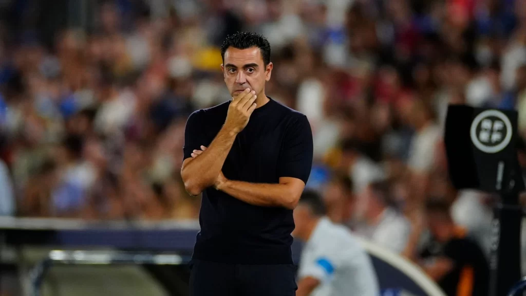Xavi más que preocupado