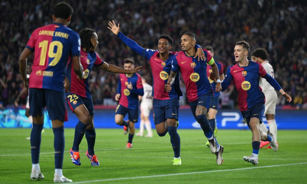 Victoria del FC Barcelona con Raphinha