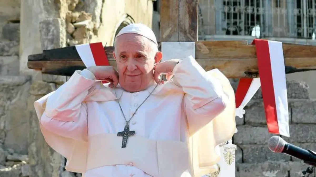 el papa francisco en Irak