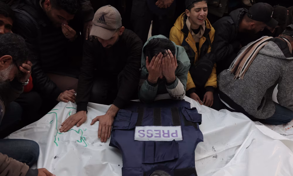 mueren periodistas en gaza