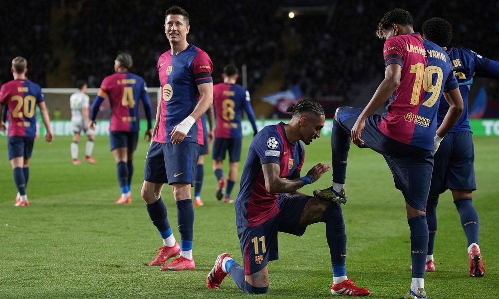 El barcelona en la champions