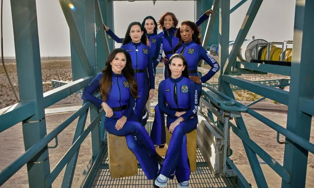 katy perry blue origin