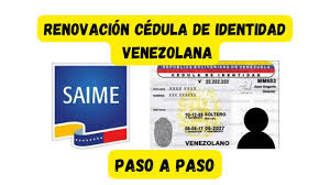 cédula vencida saime