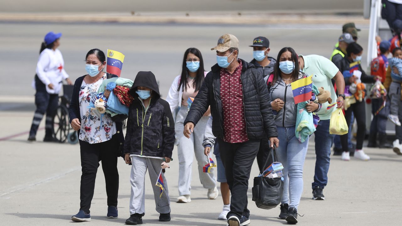 Venezolanos repatriados