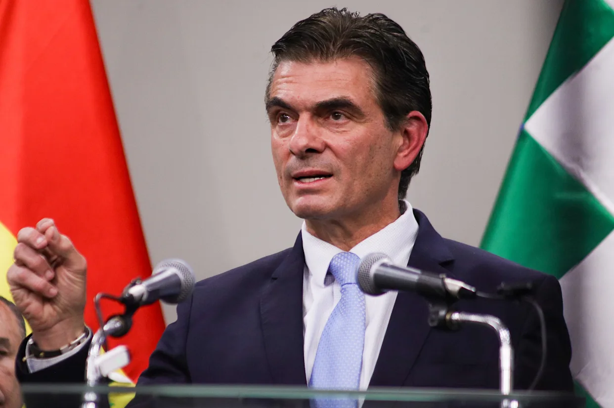 Presidente de Bolivia Rodrigo Paz